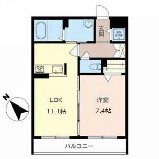 メゾン・ド・風薫る【0203号室】の間取り