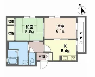 アシュランド【1階】の間取り