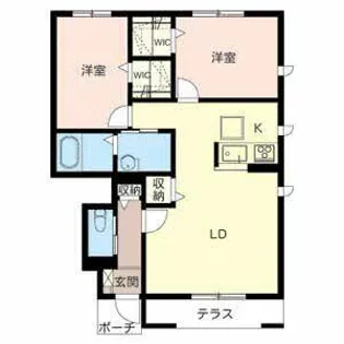メゾン ショコラ【1階】の間取り