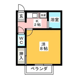 オークハイツ【1階】の間取り