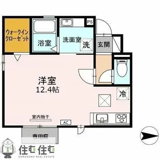 ハイドランジア【105号室】の間取り