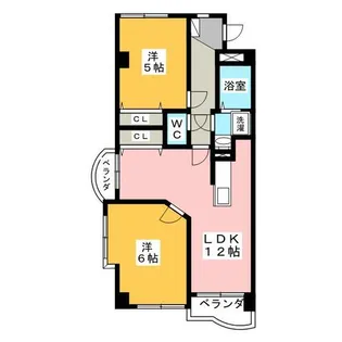 グランドゥール【1階】の間取り