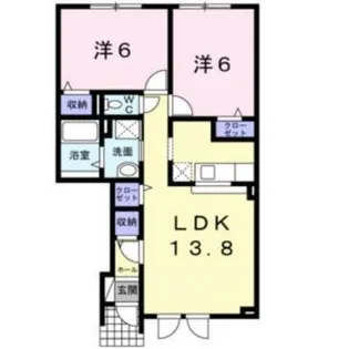 snow villa【1階】の間取り