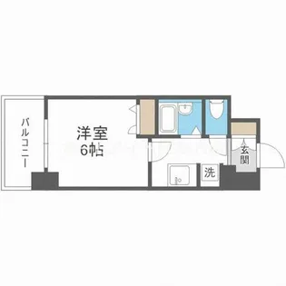 エスリード深江橋【7階】の間取り