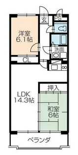NH菰口【3階】の間取り