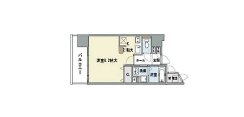 エスポルテ福島【3階】の間取り