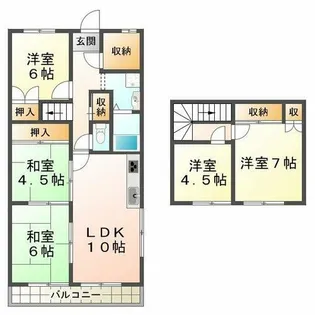 マリンハイム塩屋【5階】の間取り