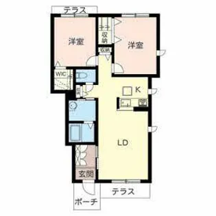 South ENT【0102号室】の間取り