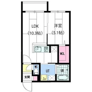 Premier八軒東【2階】の間取り