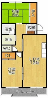 レ・セゾン菰口【3階】の間取り
