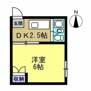 ハウス久栄【102号室】の間取り