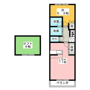 L’s COURT【2階】の間取り