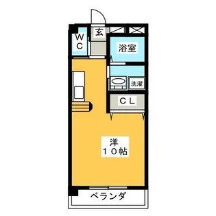 キャメロット【2階】の間取り