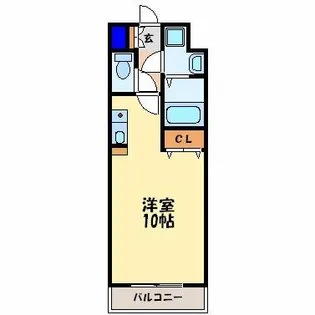 エクセレント上新15【9階】の間取り