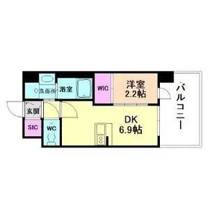 セレニテ十三ミラク【13階】の間取り