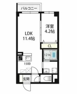 RET umekita【3階】の間取り