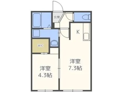 T147(旧サムティ147)【402号室】の間取り
