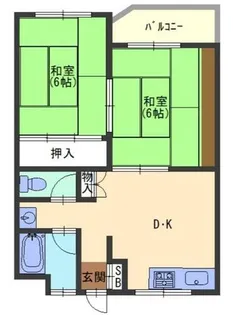 城垣マンション【3階】の間取り