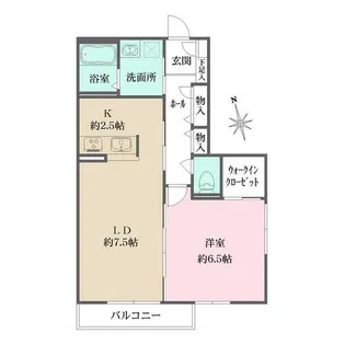 シャーメゾン豊楽 A棟【1階】の間取り