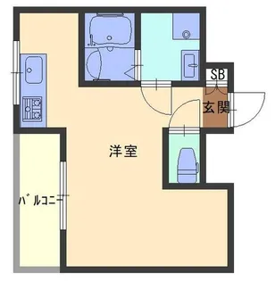 ガーデンヒルズ守口【8階】の間取り