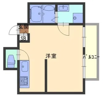 ガーデンヒルズ守口【6階】の間取り