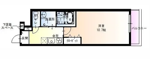 フジパレス浜寺公園Ⅰ番館【2階】の間取り