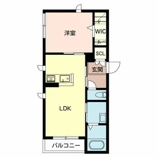 プロヌーブ 緑ヶ丘【1階】の間取り