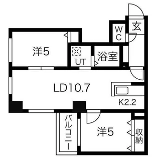 シエロ【3階】の間取り