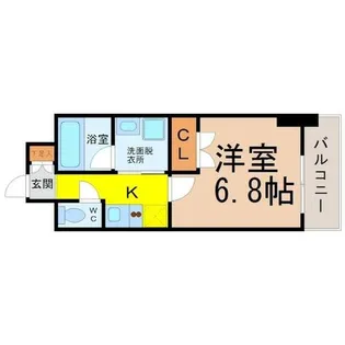 レジディア鶴舞【9階】の間取り