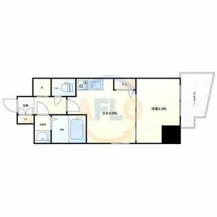 ADWResidence松屋町【12階】の間取り