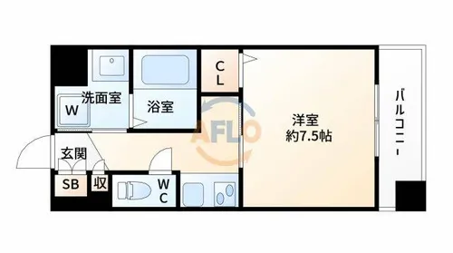 willDo新大阪【4階】の間取り