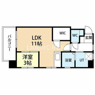 プリンシピオ赤坂【4階】の間取り