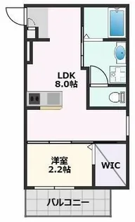 リアコート千里丘ⅡNORTH【1階】の間取り