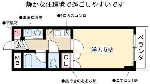 DAIA21【206号室】の間取り
