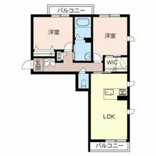 加西市北条町(イースト グランテージ)【201号室】の間取り