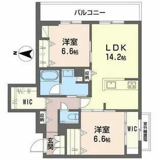 フォレストIII【0301号室】の間取り