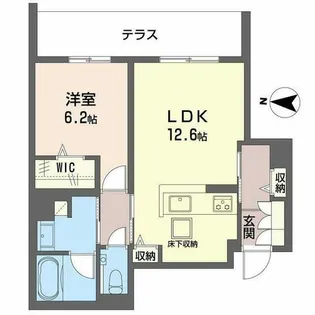 フォレストIII【0102号室】の間取り