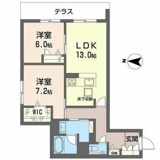 フォレストIII【0103号室】の間取り