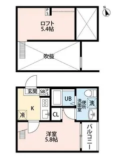 VENUSTA【2階】の間取り