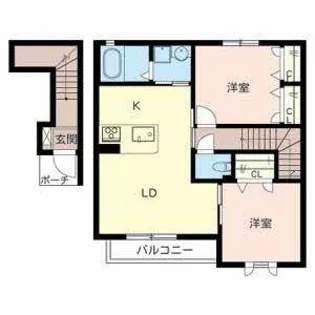 シャーメゾン ルミナスティ【2階】の間取り