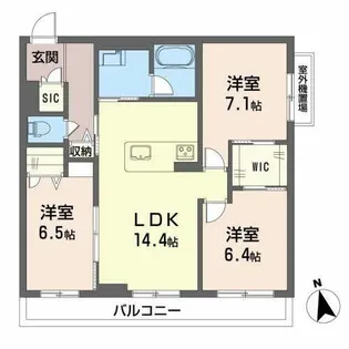 Dreamio II【2階】の間取り