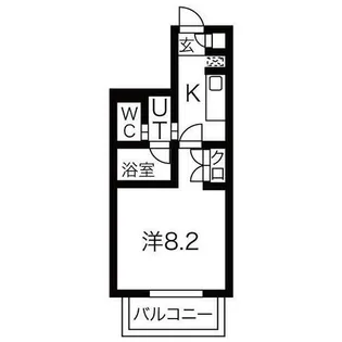 シティライフ今池【3階】の間取り