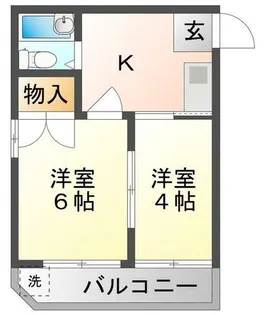 門真モントレー【3階】の間取り