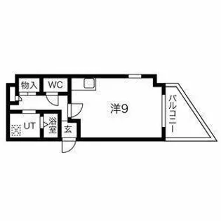 レーベント大橋【3階】の間取り