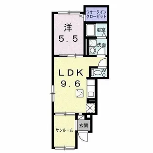 グレイスメゾン【1階】の間取り