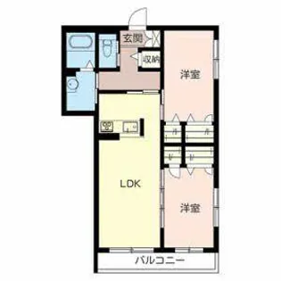 ファイブスターズ【0202号室】の間取り