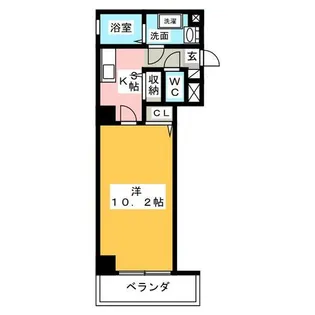 アニューファンロイヤルス【6階】の間取り
