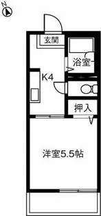 シャルマンハウス2784 A【103号室】の間取り