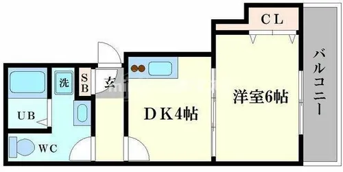 FUKUE BLD【F-7号室】の間取り