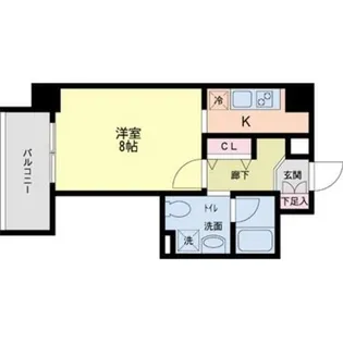 デイグラン鶴見【9階】の間取り